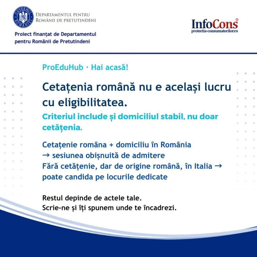 Cetățenia română îți garantează un loc la universitate pentru Românii de Pretutindeni ? Ce trebuie să știi