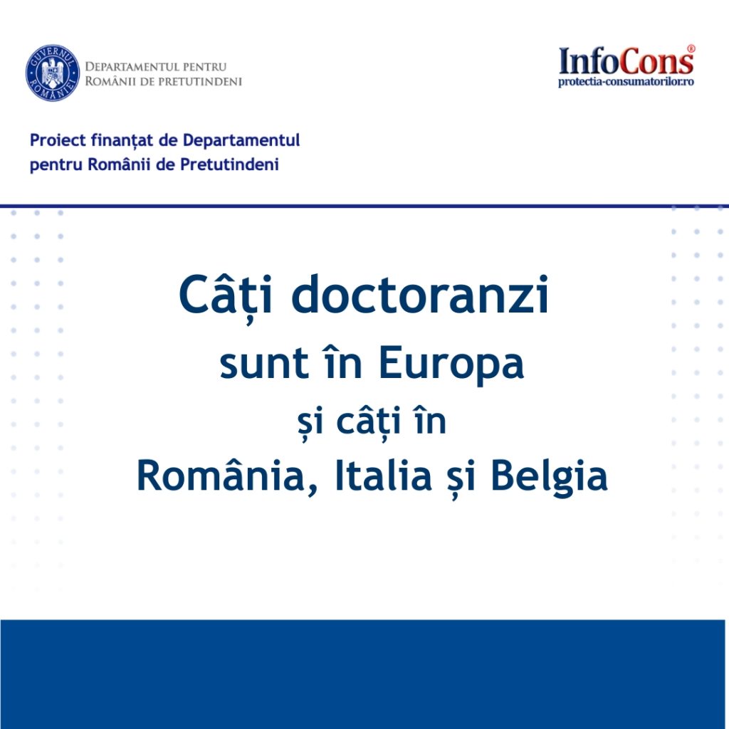 Câți doctoranzi sunt în Europa — și câți în România, Italia și Belgia