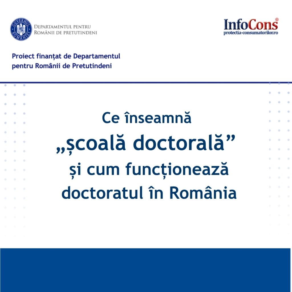 Ce înseamnă „școală doctorală” și cum funcționează doctoratul în România