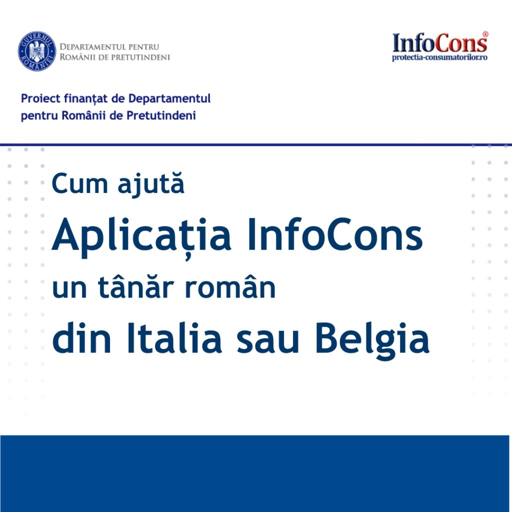 Cum ajută Aplicația InfoCons un tânăr român din Italia sau Belgia