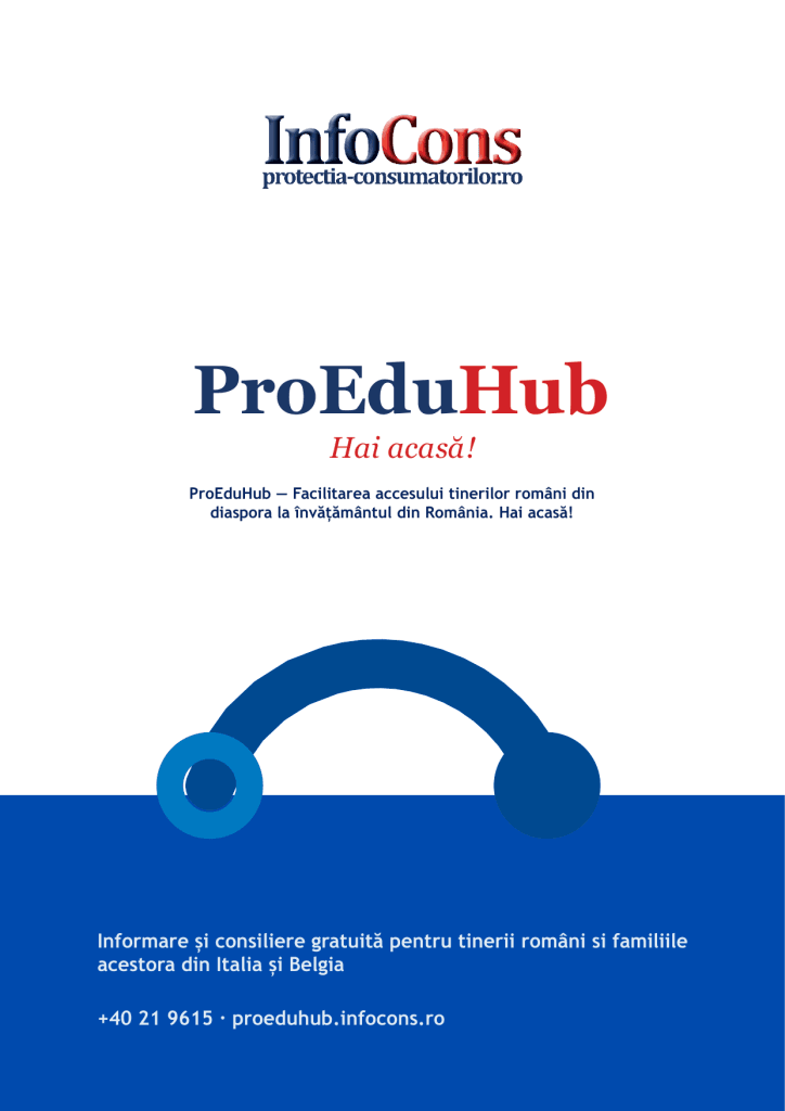 Coperta broșurii ProEduHub