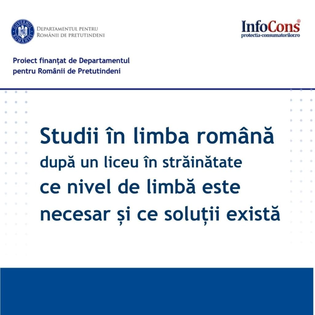 Studii în limba română după un liceu în străinătate: ce nivel de limbă este necesar și ce soluții există