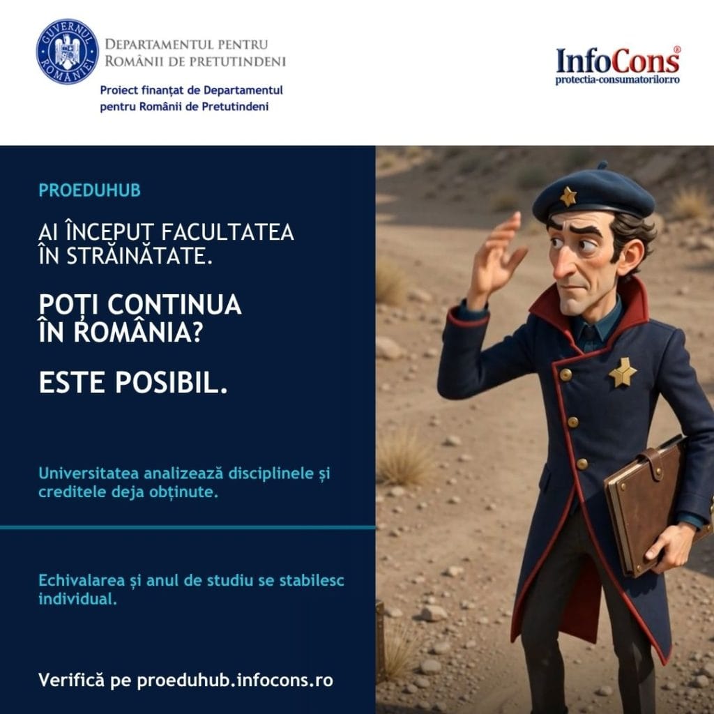 Ai început facultatea în străinătate și vrei să îți continui studiile în România? Află cum pot fi recunoscute disciplinele și creditele obținute
