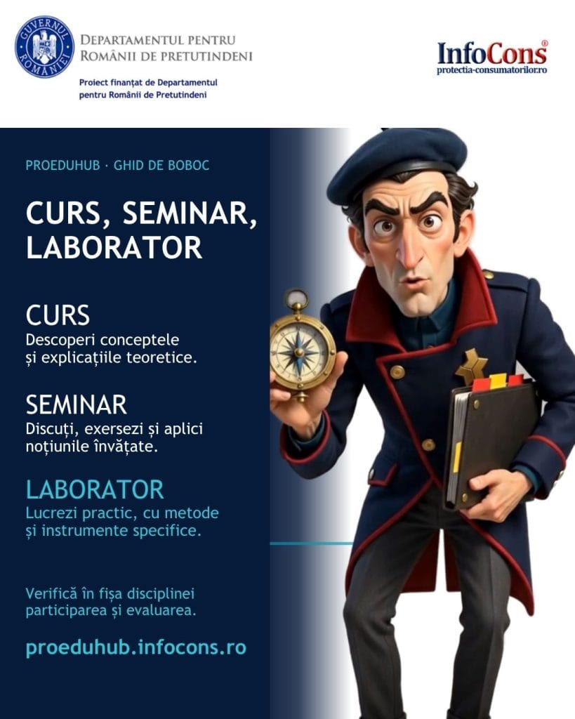 Curs, seminar sau laborator ? Află ce înseamnă fiecare activitate în viața de student