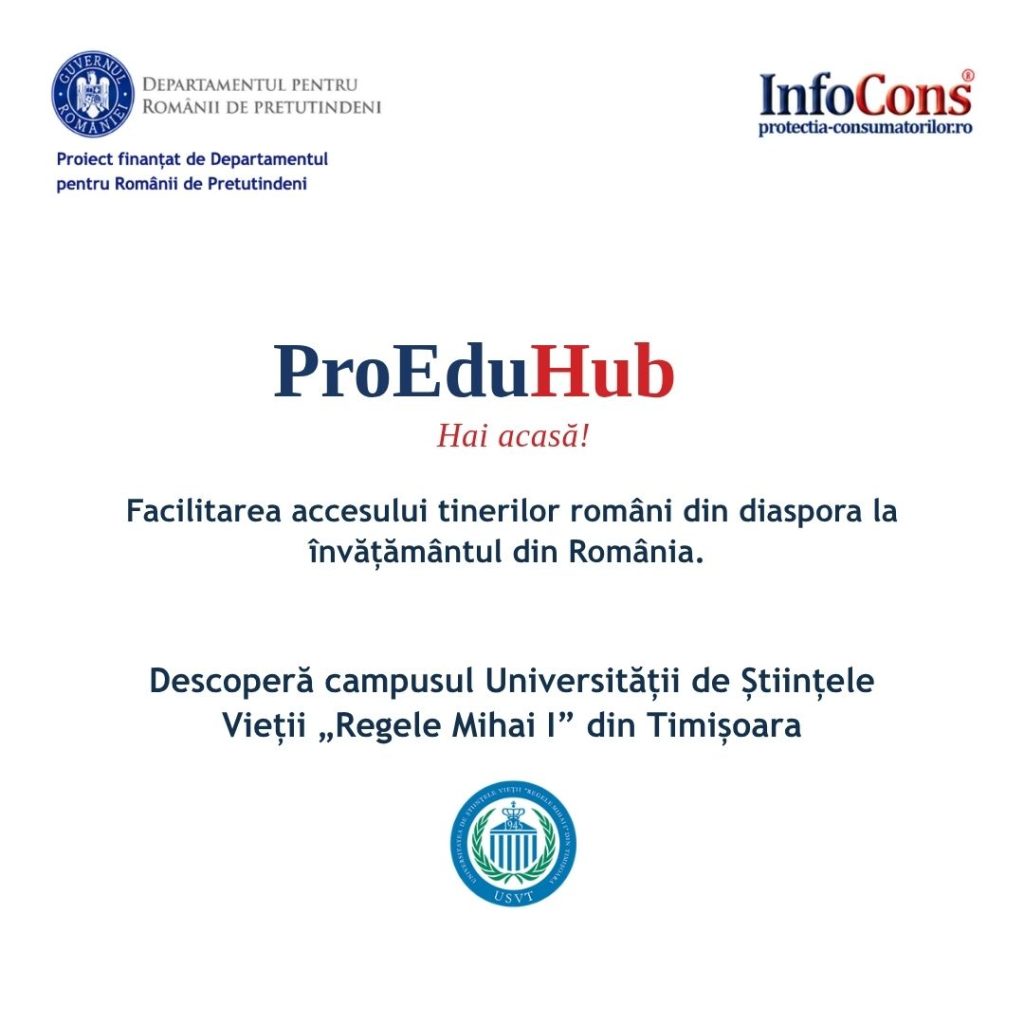 Descoperă campusul Universității de Științele Vieții „Regele Mihai I” din Timișoara prin ProEduHub