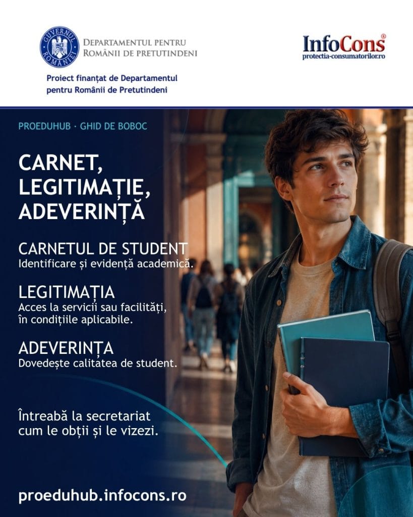 Ești la început de facultate ? Află care sunt principalele documente ale unui student