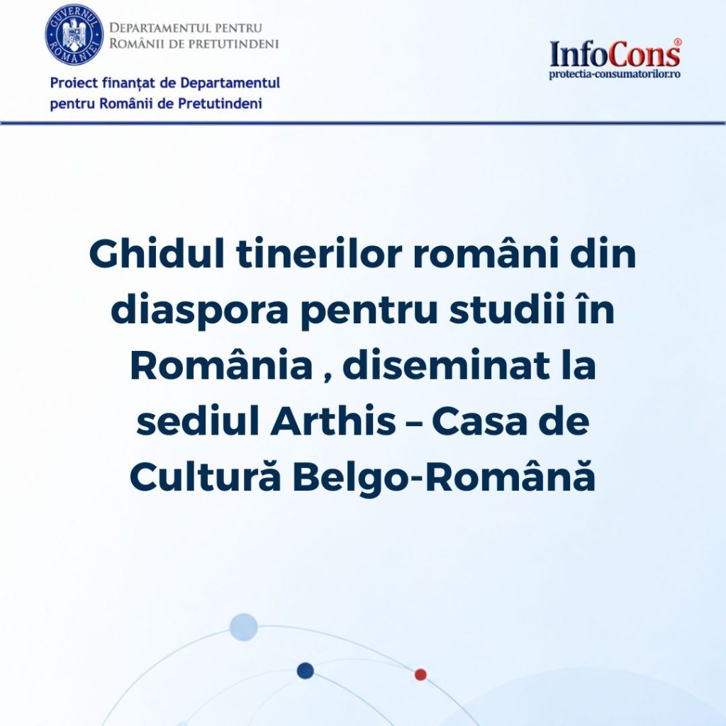 Ghidul tinerilor români din diaspora pentru studii în România , diseminat la sediul Arthis – Casa de Cultură Belgo-Română